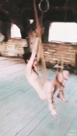 和知名摄影师王动等常年合作的捆缚绳师竹子视图作品合集，另类性感，唯美刺激 截图11