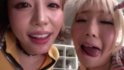 HMN-310 常に耳元で囁き続ける 媚薬キメセク淫語痴女 脳内バグらせハーレム中出し逆3P 乙アリス 浜崎真緒 截图7