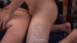 EdMosaic黑糖带男友来片场与男优作爱，男友兴奋加入后中出！无码性爱影片34分钟 截图9