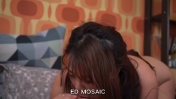 EdMosaic黑糖带男友来片场与男优作爱，男友兴奋加入后中出！无码性爱影片34分钟 截图14