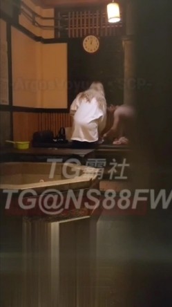 北投知名温泉汤旅再爆偷拍情侣洗澡 先来个摆拍再一边洗澡一边啪啪啪 截图16