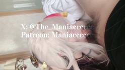 【COS控狂喜】「美女Coser收藏家」福利姬泡良大神「Maniacccccc」付费资源 凝光coser醉酒深喉啪啪 截图6