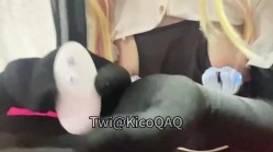 可盐可甜，白虎一线天，推特福利姬【KicoQAQ】各种道具，花式自慰双通，小母狗属性拉满 截图12
