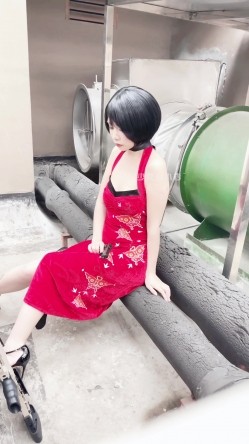 稀有露脸 高端ACG业界女神爆机少女 喵小吉 经典Cos《生化危机》艾达王赤裸诱惑 性感小逼逼待茎插入 截图3