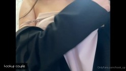 绿帽淫妻大神【hookup】 换妻啪啪 和单男组成夹心饼干前后夹击小娇妻，表面一脸淑女样床上一股骚气样 截图15