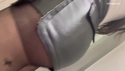 【秀人模特】小海臀Rena，包臀凸点无内，微信私拍福利。公车发骚，奶头侧漏 截图9