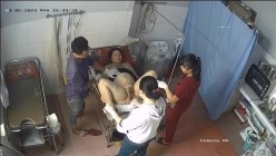 黑客破解医院妇产科监控摄像头 完美正面角度高清偷拍几个孕妇 最美年轻孕妇 阴蒂清晰可见 截图9