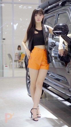 车展短裙长腿性感特写 截图2