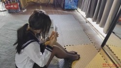 绳欲club_新人樱花妹和小钰黑丝-SW堵嘴-绝缘胶带zx双人女调女 截图5