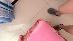 武汉奔驰哥花了几万泡来的年轻小妹子，疫情出不去在家操爽了，身材极品颜值高，可惜身体不行没能让妹子满足 截图13