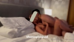 香港绿帽夫妻，咸湿老公制作室，【hamsuphusband】换妻盛宴，单男一个接一个来操她 截图2