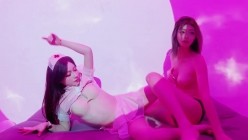 stripchat国产高颜女团【Luckygirl】女女揉奶亲吻裸舞,好身材大长腿，人靓奶圆 截图14
