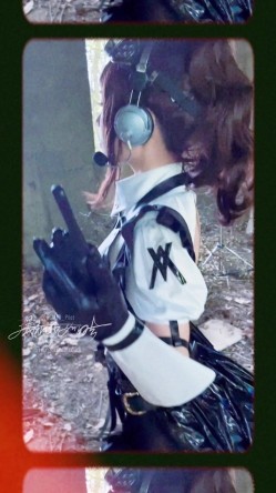 【超美高端 ️罕见露脸露点】极品CosPlay爆机少女【喵小吉】六月新作《战斗女仆》柔领极品战斗女神 超清4K原版 (1) 截图2