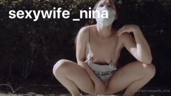 极品性感反差尤物『Sexywife_nina』人前露出，风骚气质高挑身材男人看了就想侵犯 截图11