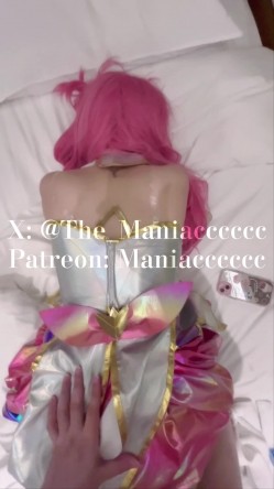 【COS控狂喜】「美女Coser收藏家」福利姬泡良大神「Maniacccccc」《星之守护》卡莎夜里却沦为发泄性欲的玩具 截图11