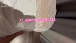 『amber0281213』包臀白衣美女，大长腿被后入，女上位，操的时候狠狠拍打屁股，无套射一肚子 截图12