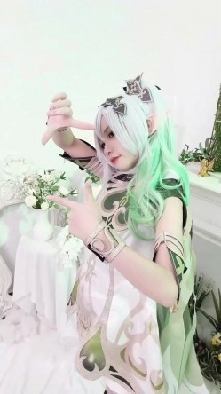 稀有露脸 高端ACG业界女神爆机少女 喵小吉 珍品T3会员《原神 · 纳西妲》超美梦幻少女胴体 珍藏必备爆赞! 截图2