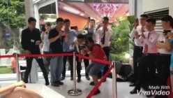 汽展上高颜值极品G奶超级车模 截图4