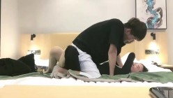 【91约妹达人】有男朋友黑色长裙妹子，搞得时候给你对象打电话，按着脱下肉丝要自己脱内裤，操的妹子爽翻天 截图1