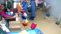 最新流出 黑客破解国内某乡镇医院偷拍产房孕妇顺产高清视频流出 截图8