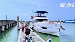 【爱玩夫妻】，（狂欢游轮）大型淫乱现场，游轮群p，疯狂8P，在蓝天白云、大海的背景下 截图2