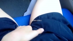 性感身材美少女美乳翘臀公交车上大胆露出自拍 截图13