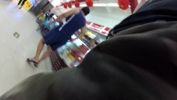 【4K】好可爱！薄纱裙！条纹内！ 截图5