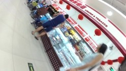 【4K】好可爱！薄纱裙！条纹内！ 截图6