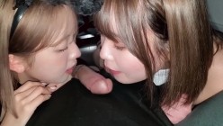 fc2ppv-2552104 これで最後の世界最高クラスのロリ美少女2人と3P動画！ 截图3