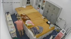 黑客破解美容院摄像头 偷拍女顾客脱光衣服激光雷射.脱毛护理 截图13