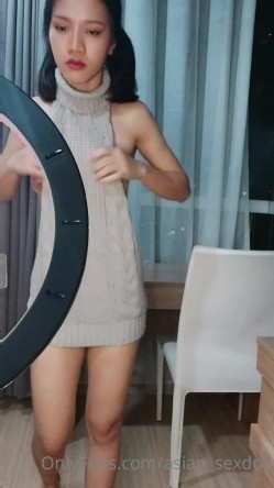 亚裔高颜小只马白人的性玩具「Asian_sexdoll」OF露脸大尺度私拍 火辣身材白虎少女极品炮架子 截图16