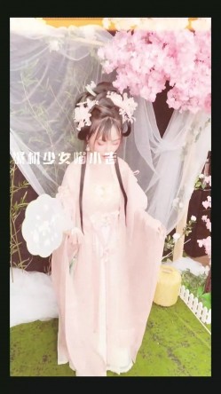 稀有露脸 高端摄影ACG业界女神爆机少女 喵小吉 古风画作《清平乐》汉服美妆仙女 性感诱人白虎胴体妙哉 截图2