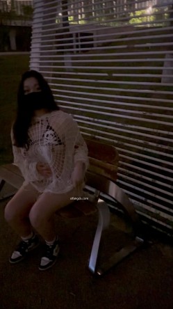 西萌工作室 微胖极品BBW小佳 夜晚公园路边露出 截图4