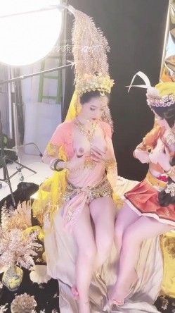 高端ACG业界极品女神爆机少女 喵小吉 双子 天竺少女 犹如堕落在凡间的仙女无可挑剔 截图12