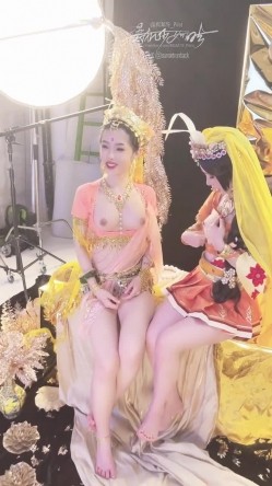 高端ACG业界极品女神爆机少女 喵小吉 双子 天竺少女 犹如堕落在凡间的仙女无可挑剔 截图13