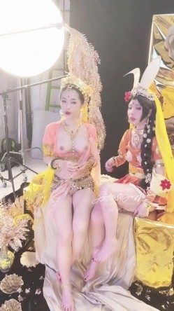 高端ACG业界极品女神爆机少女 喵小吉 双子 天竺少女 犹如堕落在凡间的仙女无可挑剔 截图15