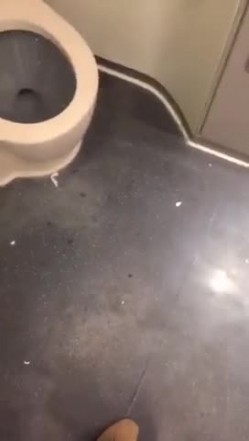 动车上艳遇记，闷骚少妇勾引没有座位站在过道的帅锅，拉进厕所吃鸡，吃得太开心啦，吃完出来还咯咯笑！ 截图4