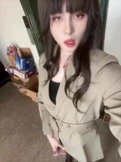 圣诞狂欢 Cindy腿腿 国产极品人气TS，长相清纯身材一流，一双纤细的大长腿，不输任何女人 截图11