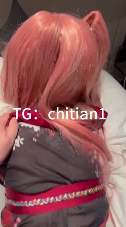 可盐可甜COS抽像福利姬【池甜chitian1】露脸性爱视图，自慰喷水上吊，各种母狗行为 截图11