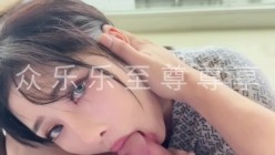 专攻高颜值网红台湾泡良大神「郑原创」FO私拍，高人气颜值网红，忘我吃鸡鸡吃了一半，要求要接吻，骚到融化！ 截图7