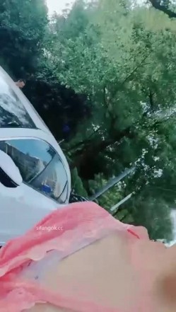 【小狐仙】眼镜御姐 巨乳美女 户外公园跳蛋道具抽插 开档丝袜大长腿插沟搭男技师 抠逼 截图1