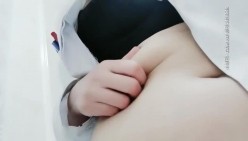 唐山某医院，深夜神经内科值班室，【薛定谔的猫】极品小护士，大姨妈期间还要自慰，淫水混合血水一起淌 截图10