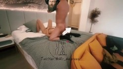 推特潮汕DOM绿帽调教大神【渡先生】私拍，各种羞辱M贱母狗，圣水口水毒龙吞精踩脸臭袜终极玩肏 截图9
