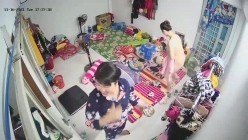 10月最新流出【破解摄像头】 ️监控下的女生宿舍日常洗澡换衣服 截图12