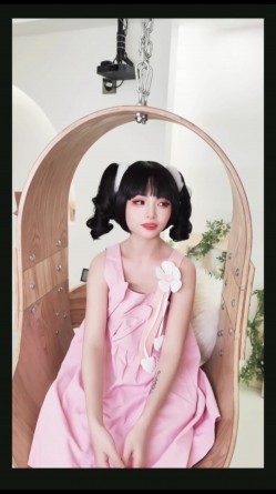 稀有露脸 高端摄影ACG业界女神爆机少女 喵小吉 小清新《蜜桃乌龙》粉色少女蜜鲍愈加饱满 无比紧实的感觉 截图1