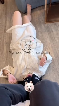 推特潮汕DOM绿帽调教大神【渡先生】私拍，各种羞辱M贱母狗，圣水口水毒龙吞精踩脸臭袜终极玩肏 截图2