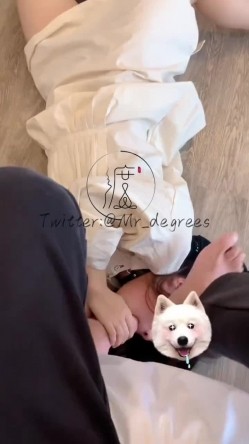 推特潮汕DOM绿帽调教大神【渡先生】私拍，各种羞辱M贱母狗，圣水口水毒龙吞精踩脸臭袜终极玩肏 截图12