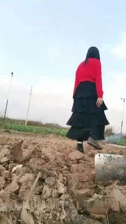 骚气红衣少妇【我要找一夜情】喜欢户外露出，野外锄地露出大屁股塞着跳蛋，旁边还有人回车上自慰 截图4