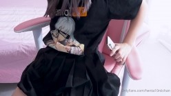 约炮大神，【胖爷的奇妙之旅】，极品JK学生妹，穿上金主最爱的黑丝袜，闭上眼睛随便你插，低声呻吟享受中 截图6