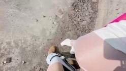 我跟后妈的性爱日记 - 小妈极品大长腿超短裙 在废弃工地晒逼求操 露天抽插淫浆不断流出 紧致小穴美美内射 截图5